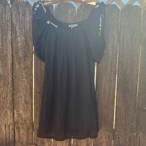 BCBGeneration Babydoll Dress with Puffy Sleeves